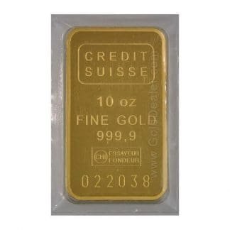 Credit Suisse Gold Bar 10 oz