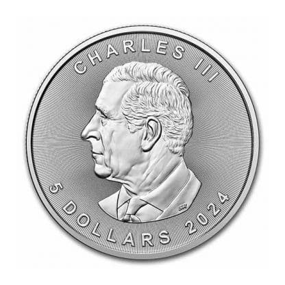 Canadian Silver Maple Leaf 1 oz 2024